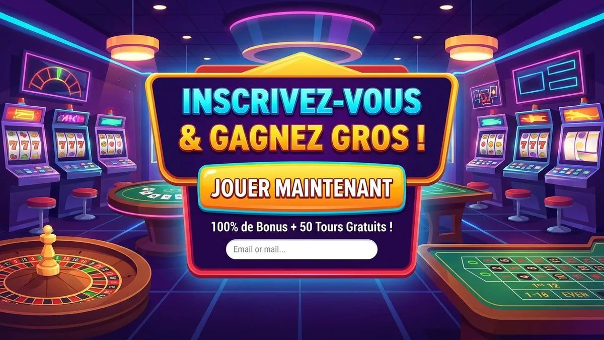 Inscription avec bonus